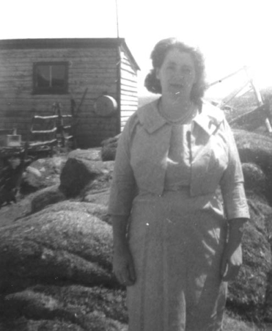 439: Cecilia (Cheeseman) Kerrivan. (1963) [courtesy of Florence (Kerrivan) Chesney]  - daughter of Joseph Cheeseman &amp;amp; Anna Ryan, married Peter Kerrivan